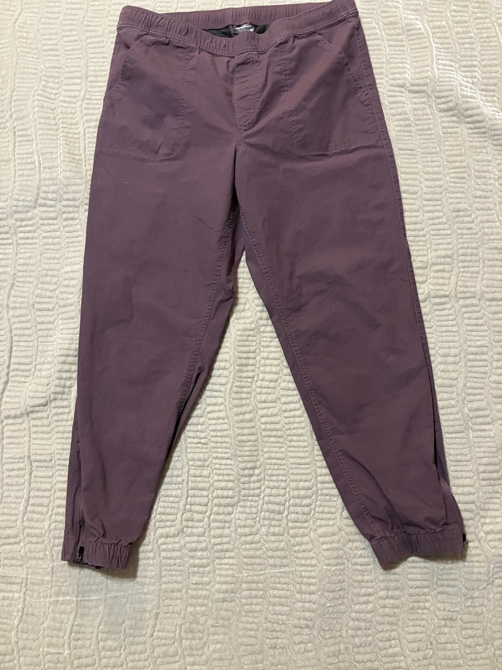 Eddie Bauer Mauve Casual Jogger Pants